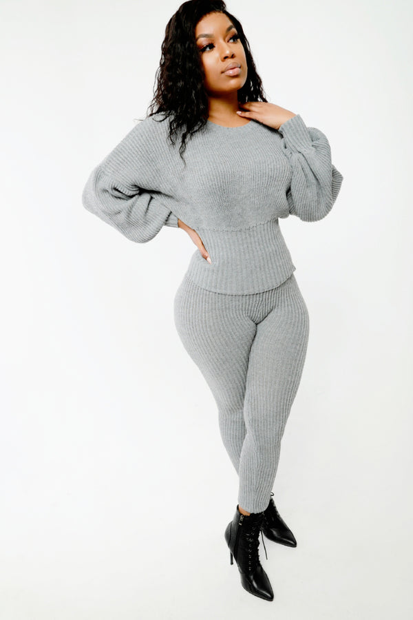 Grise Knitted 2PC Set